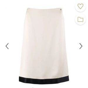 Chanel 100% silk skirt 2003 collection